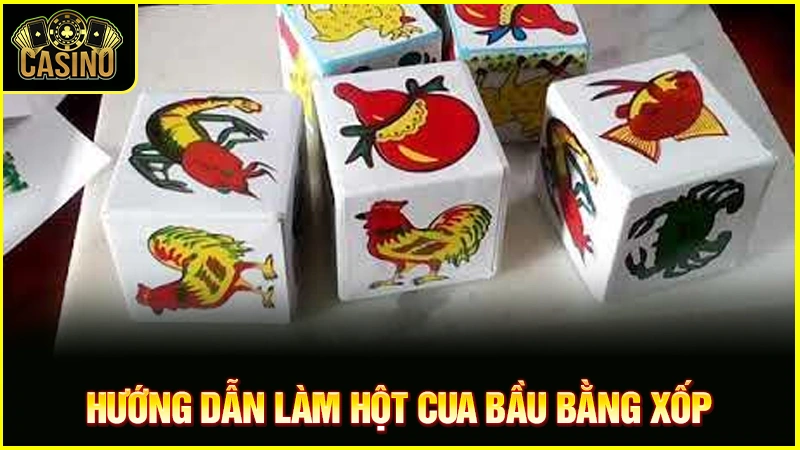 Cách làm hột bầu cua không tang bằng giấy, xốp, rung 6 mặt 21